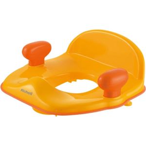 （まとめ買い）リッチェル ポッティス 補助便座R オレンジ×2セット