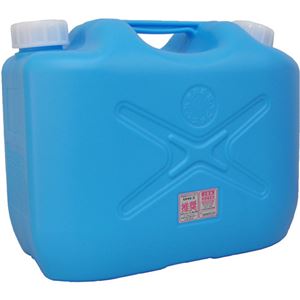 （まとめ買い）灯油缶 ブルー 10L×3セット