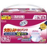 リフレ 大きい人のはくパンツ 3Lサイズ 4回吸収 14枚入