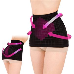 【3枚組】整体師が考えた腹巻き ブラック M-L