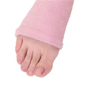 もこもこ着圧ニーハイソックス(オープントゥ) 3枚セット ブラック