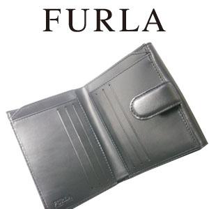 FURLA フルラ Wホック財布 ブラック