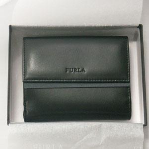 FURLA　フルラ　Wホック財布　ブラック