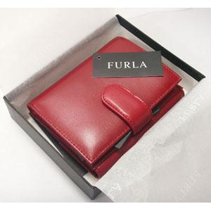 FURLA　フルラ　Wホック財布　レッド