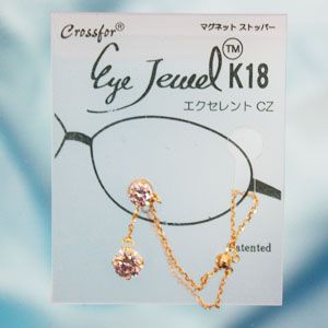 眼鏡につける新感覚ジュエリー　Eye Jewel K18YG-2-1
