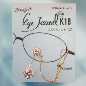 眼鏡につける新感覚ジュエリー　Eye Jewel K18YG-2-2