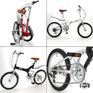 GROWING FLAT 20インチ 折りたたみ自転車 ブラック