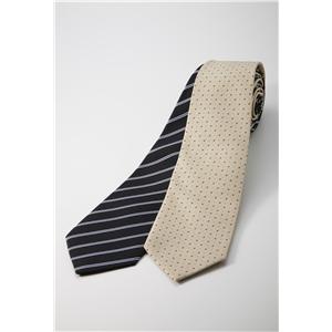 銀座・丸の内のOL100人が選ぶネクタイ&ワイシャツセット(白系) LLサイズ 50161-LL