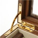 時計収納4本用 ウォルナットケース 4本用 ブラウン