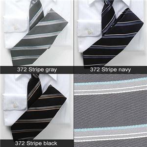 【15柄！】GIORGIO ARMANI ネクタイ 372／ストライプブラック