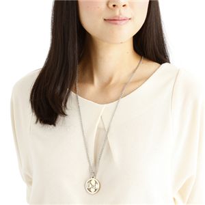 D&G(ディアンドジ―) ネックレス DJ0887/【クローバー】シルバー&ゴールド