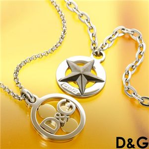 D&G(ディアンドジ―) ネックレス DJ0887/【クローバー】シルバー&ゴールド