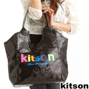 Kitson(Lbg\) SEQUIN NEON LOGO TOTE 3879EBlack