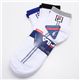 FILA（フィラ） ソックス 3足セット グレイ・ブラック・ブルー（2ライン入り）
