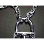 南京錠型！ スカルシルバーペンダント/Dice