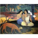 世界の名画シリーズ、最高級プリハード複製画 ポール・ゴーギャン作 「アレアレア」