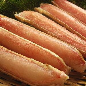 【12時までのご注文なら当日出荷！お歳暮用　内のし付き（名入れ不可）】半殻カット済みカニしゃぶ500g前後（20本前後）
