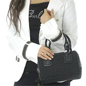 Bvlgari（ブルガリ） 22720 LETTERE(キャンバス) ハンドバッグ BK