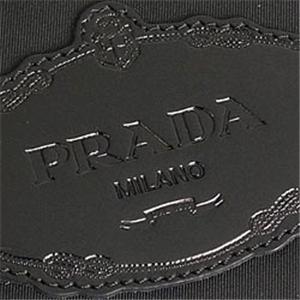 Prada(プラダ) 1M0176 TES PRINT 3つ折財布 BK