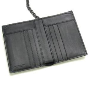 BOTTEGA VENETA（ボッテガヴェネタ） 130683 V4651 1000 ２つ折カード入 BK