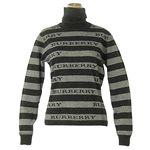 BurberryʥСХ꡼ KOBU T/NL/S 42 BK/GY 1