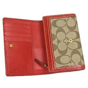 COACH(コーチ) 40920 BKHGU 2ツオリコゼニ RED