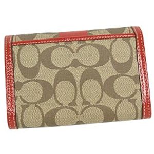 COACH（コーチ） 40920 BKHGU ２ツオリコゼニ RED
