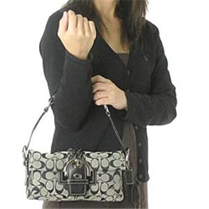 COACH（コーチ） 6280BK/WT シグネチャー SH BK/WT