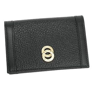 BVLGARI（ブルガリ） 26817 DOPPIO TONDO 名刺入れBK/GO