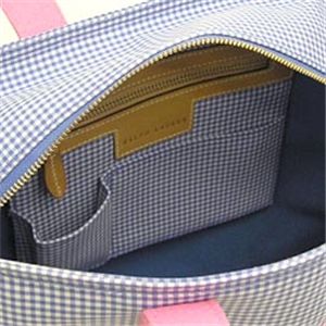 Ralph Laurenit[j@Gingham Zip@g[gobO 463PPTZP Blue