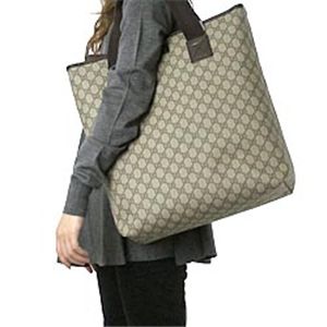 GUCCI（グッチ） ショルダーベルト付き　トートバッグ 縦長/181080 FCI5R