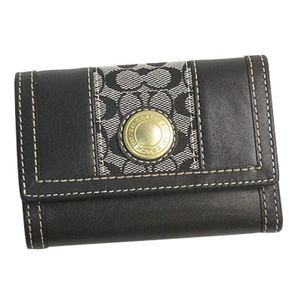 Coach (コーチ) 40501 BBKBW 3ツオリコゼニ BK/WT