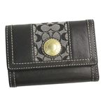 Coach (コーチ) 40501 BBKBW 3ツオリコゼニ BK/WT