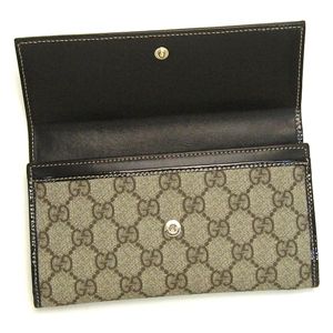 Gucci (グッチ) 203573 FP1KG 8552 ナガサツ BE/BR