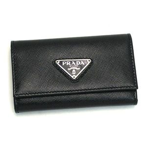 Prada (プラダ) 1M0222 SAFF ORO NERO 1 キーケースBK