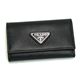 Prada (プラダ) 1M0222 SAFF ORO NERO 1 キーケースBK
