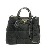 Prada (v_) BN1596 CRISPY NYLON g[g BK