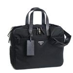 Prada (プラダ) VA0611 TESSUTO SAFFブリーフケースBK