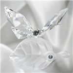Swarovski (スワロフスキー) 182920 葉と蝶 フィギュア