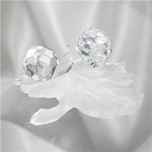 Swarovski (スワロフスキー) 268196 BABY SNAILS ON LEAF