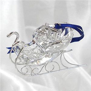 Swarovski (スワロフスキー) 718995 ソリ(シルバー) フィギュア
