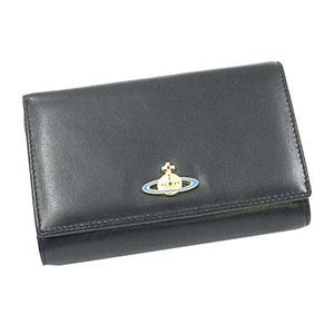 Vivienne Westwood (ヴィヴィアンウエストウッド )2232V NAPPA 2ツオリL字 BK/GO