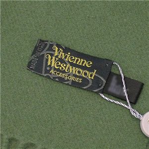 Vivienne Westwood　ロゴ刺繍マフラー グリーン