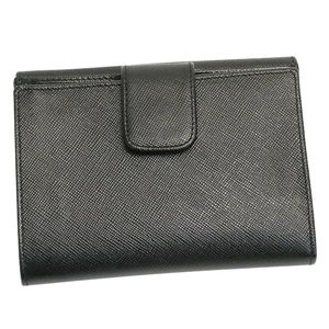 PRADA(プラダ) Wホック 二つ折財布 1M0523-SAFFIANO-ORO-NERO