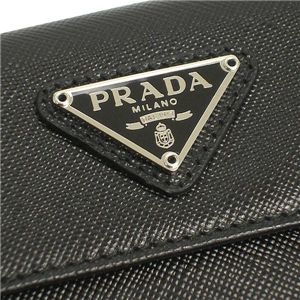 PRADA(プラダ) Wホック 二つ折財布 1M0523-SAFFIANO-ORO-NERO