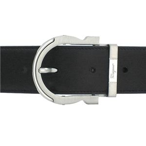 SalvatoreFerragamo(サルバトーレフェラガモ) ベルト 67-8038 3.4/115CM BK/BR