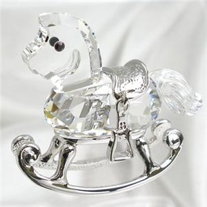 SWAROVSKI(スワロフスキー) 626866 ROCKING HORSE フィギュア