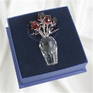 SWAROVSKI(スワロフスキー) 627098 赤いバラ フィギュア