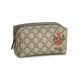 GUCCI(グッチ) ポーチ 211848 HX61G 9643 コスメケース ベージュ/ダークブラウン