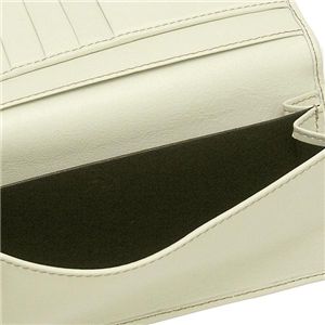 GUCCI(グッチ) 長札財布 181593 FFPAG 9761 ベージュ/ホワイト